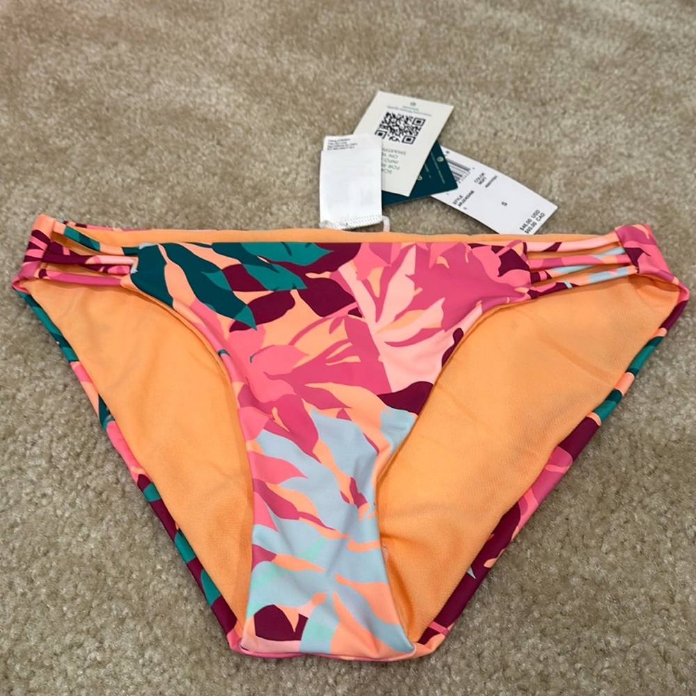 Roxy Active Full Coverage Bathing Suit Bottoms-SMALL